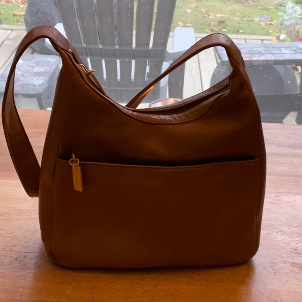 Tignanello brown leather handbag